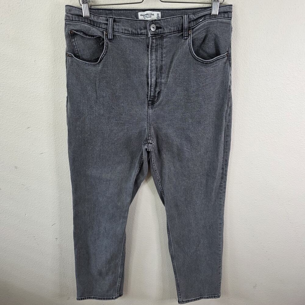 Abercrombie And Fitch Jeans The Ankle Straight Ultra High Rise Womens Size 14L